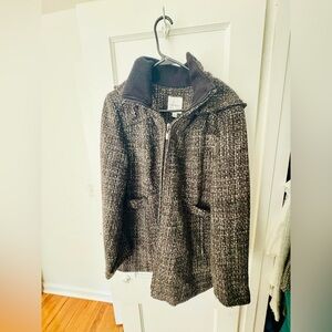 Women's Brown Tweed Jacket
